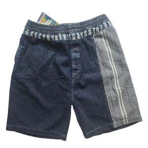 Banana Jack Vintage Striped Accent Denim swim trunks XL